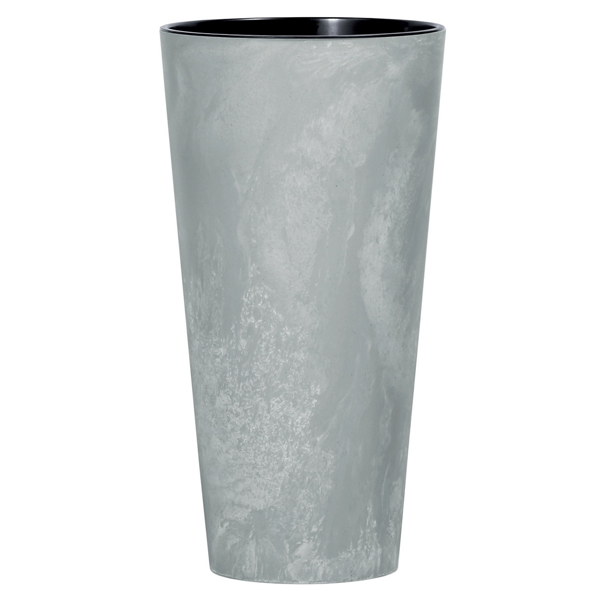 Kvetináč TUBUS SLIM BETON EFFECT s vložkou 25 cm