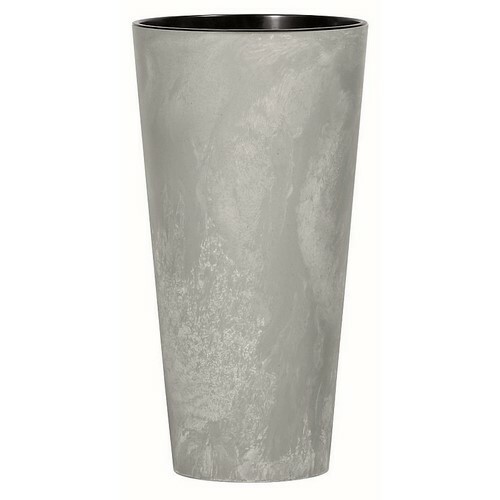 Kvetináč TUBUS SLIM BETON EFFECT s vložkou 30 cm