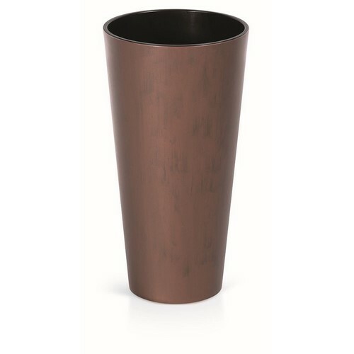 Kvetináč TUBUS SLIM CORTEN s vložkou 40 cm