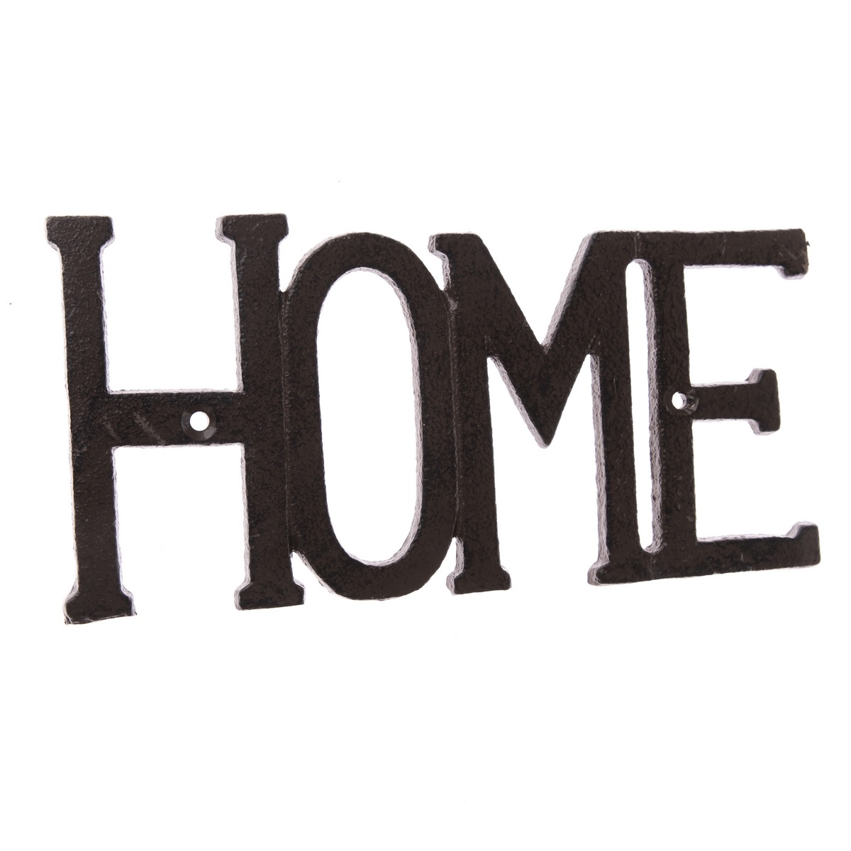 Liatinová dekorácia na stenu Home black