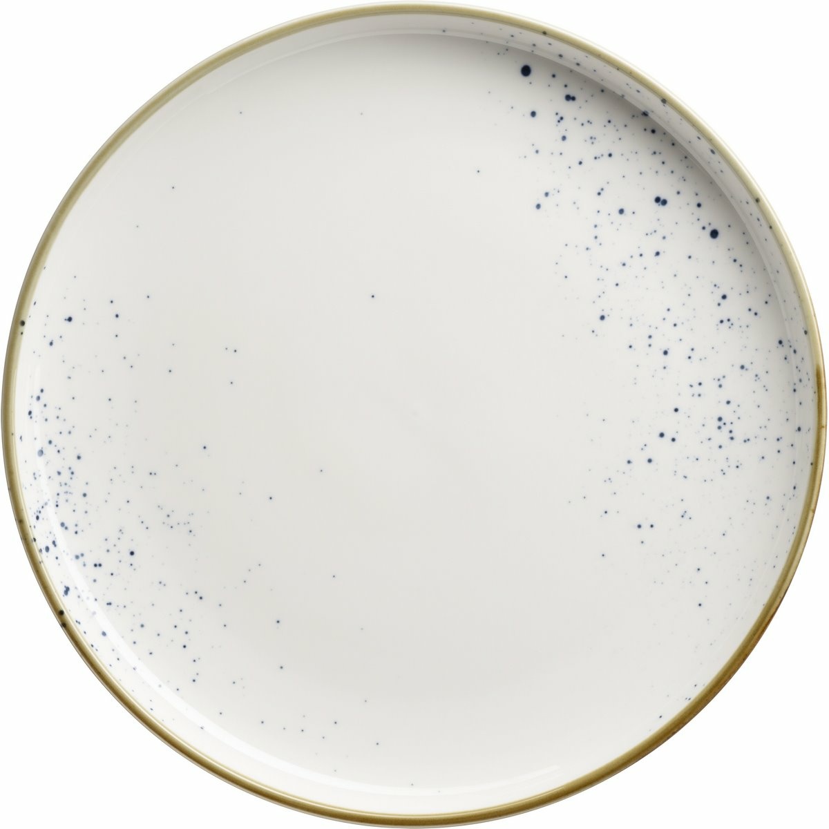 Mäser Dezertný tanier Pintar White modré bodky 22