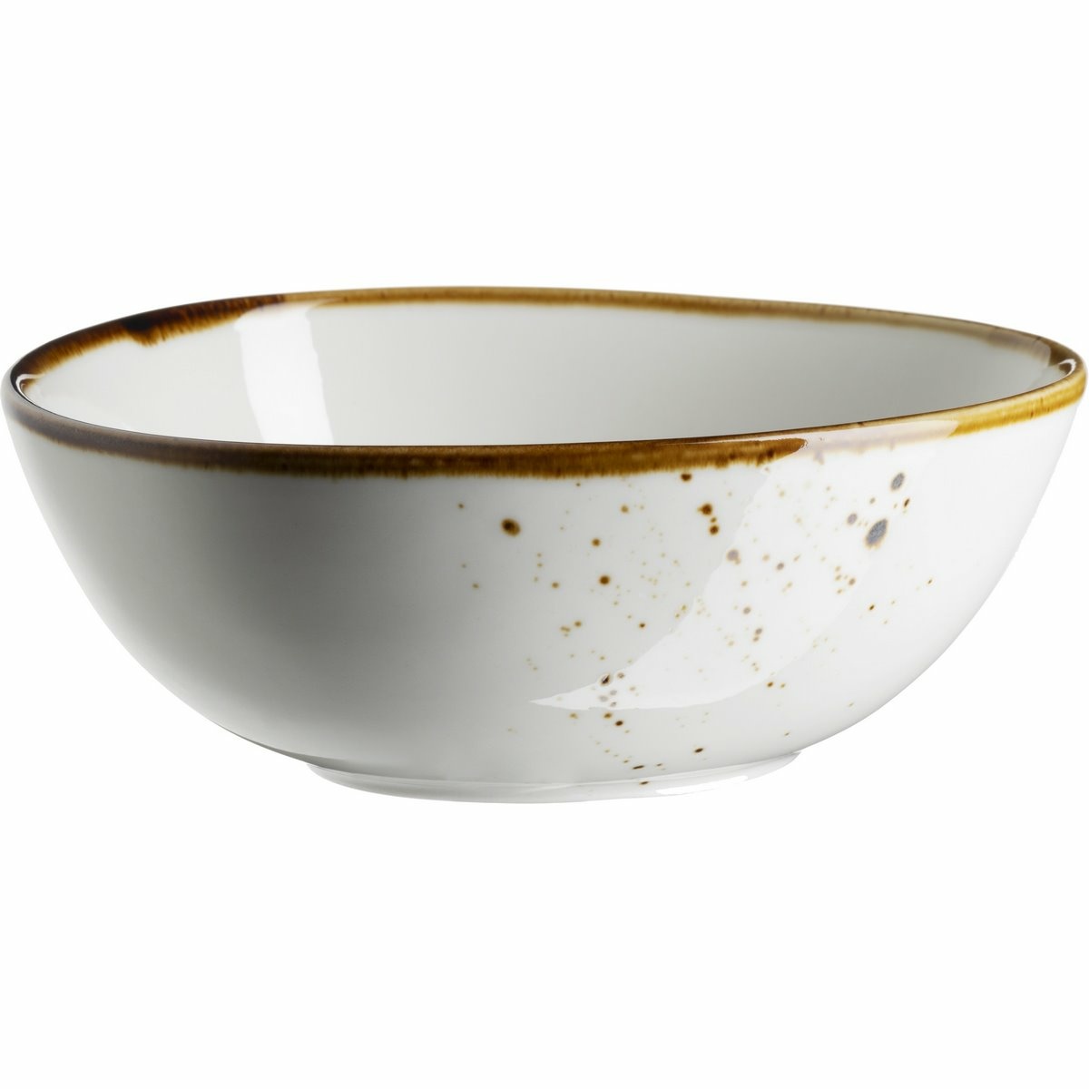 Mäser Oválna miska Pintar White hnedé bodky 15
