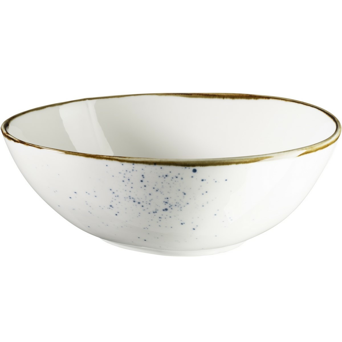Mäser Oválna miska Pintar White modré bodky 22 x 19 cm