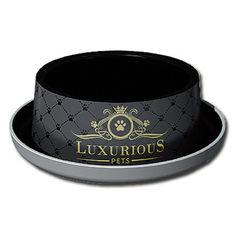 Moderná Miska pre mačky Trendy Luxurious čierna
