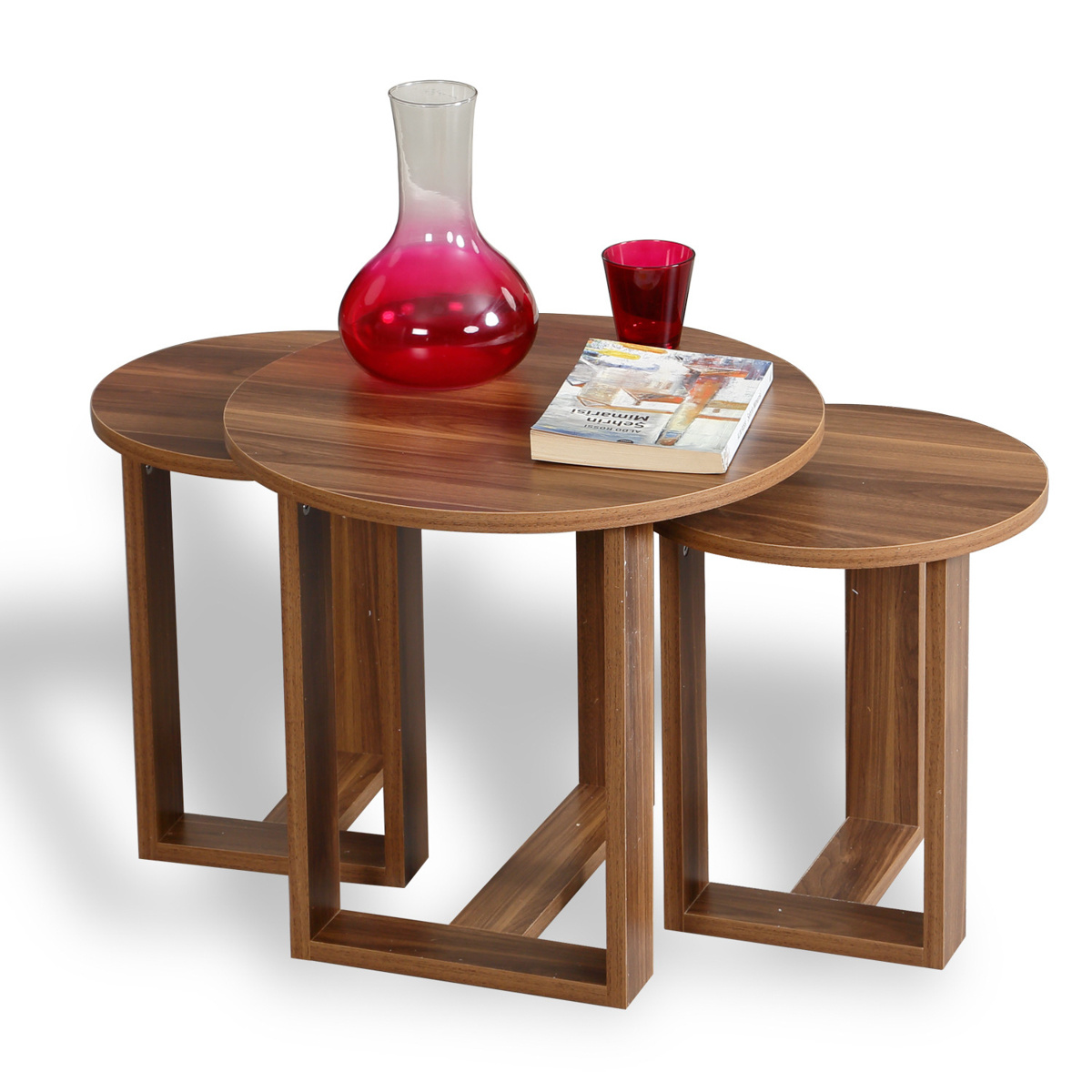 Odkladací stolík Mira Walnut