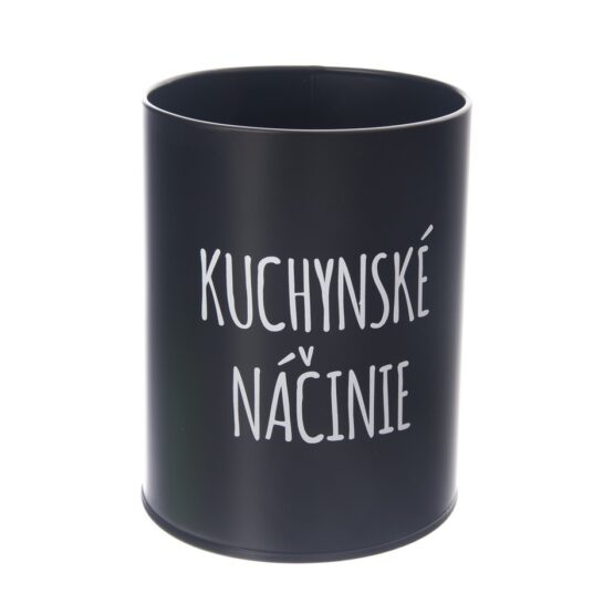 Stojan plech Kuchynské náčinie BLACK SK