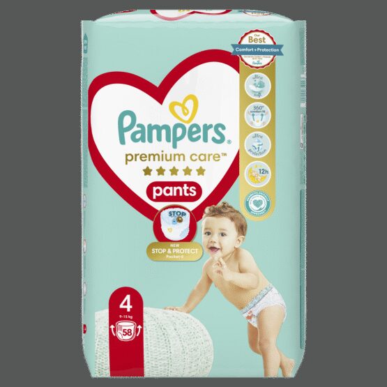 Pampers Plienky Premium Care Pants 58 ks