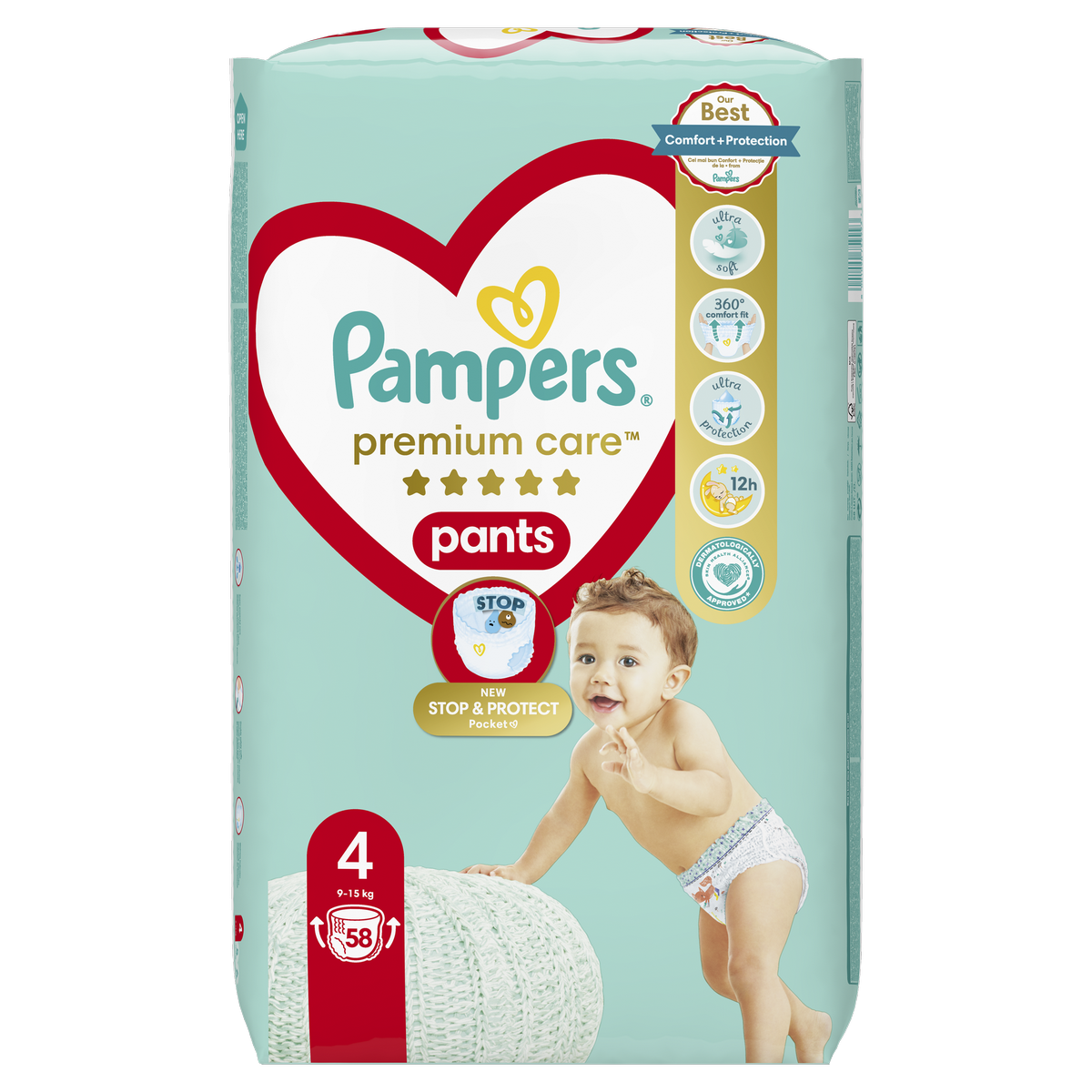 Pampers Plienky Premium Care Pants 58 ks