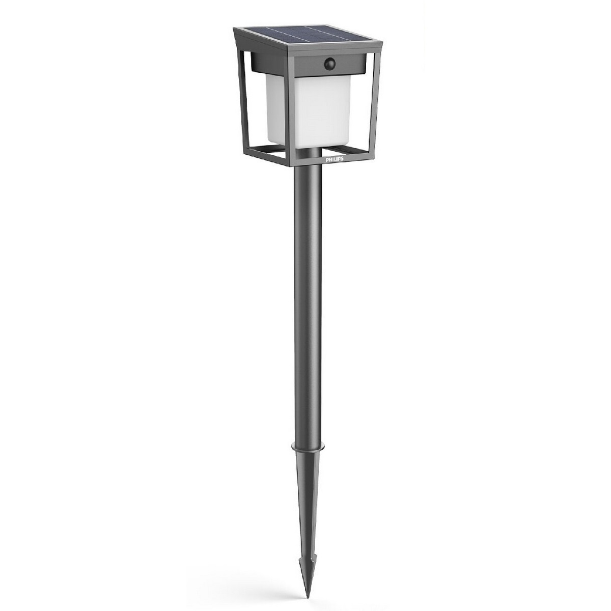 Philips Blaise UltraEfficient Solar LED stĺpik sosenzorom antracitová