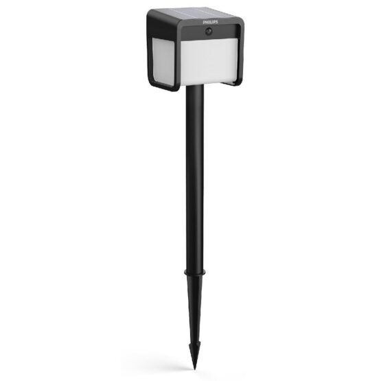 Philips Ezra UltraEfficient Solar LED stĺpik sosenzorom čierny