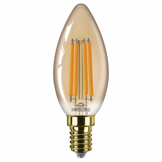 Philips LED filament žiarovka E14 B35 6W (40W) 1800K nestmievateľná