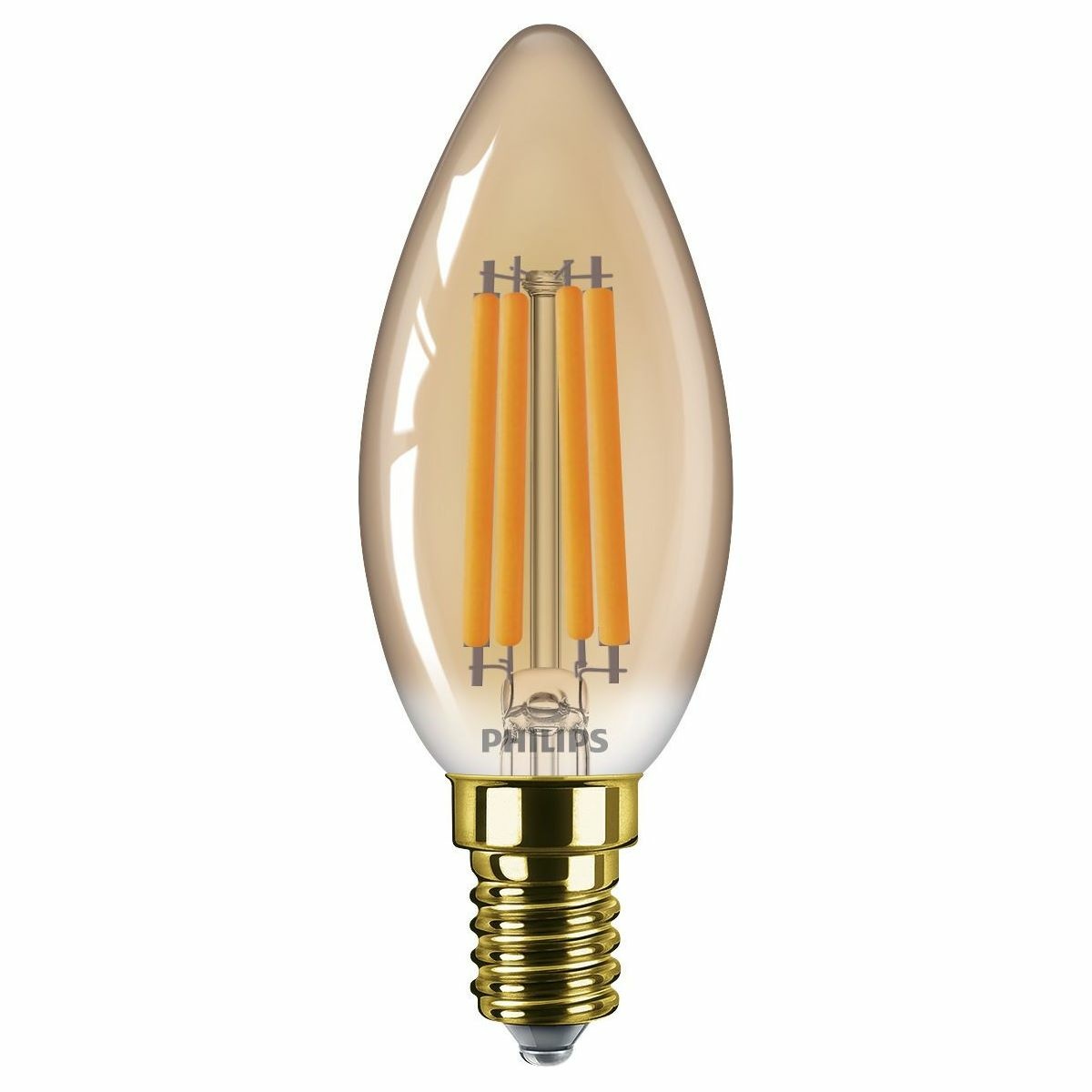 Philips LED filament žiarovka E14 B35 6W (40W) 1800K nestmievateľná
