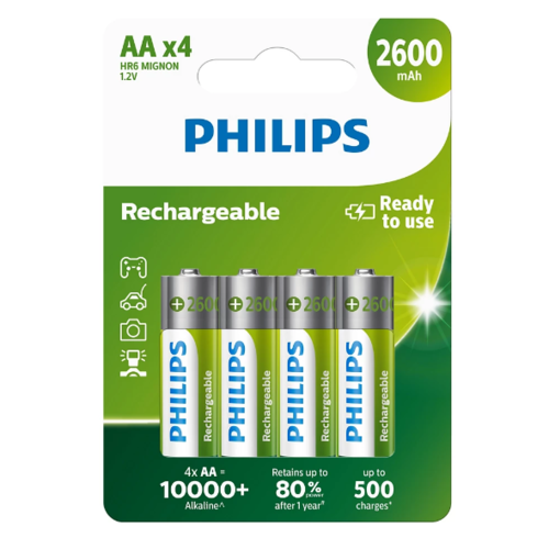 Philips Nabíjacia batéria AA 1