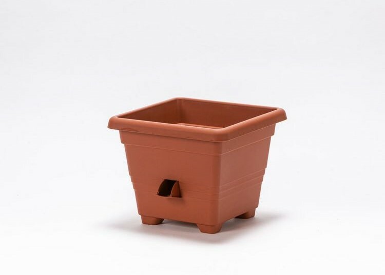 Plastia Samozavlažovací kvetináč Bergamot