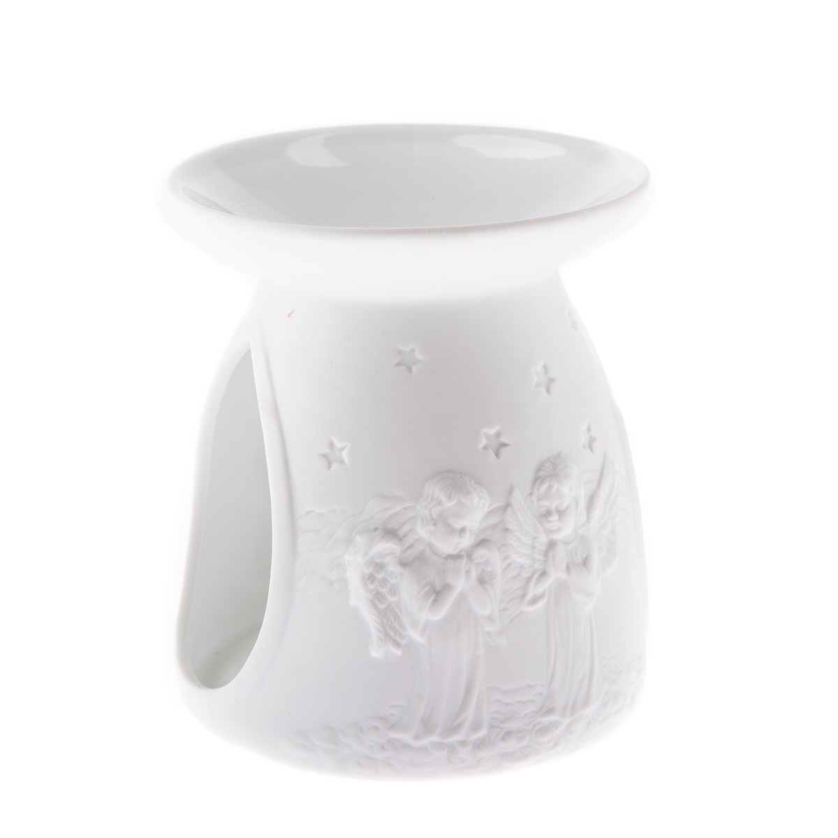 Porcelánová arómalampa Two angels biela