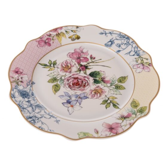 Porcelánový dezertný tanier Roses