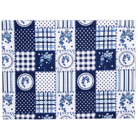 Trade Concept Prestieranie Country patchwork modrá