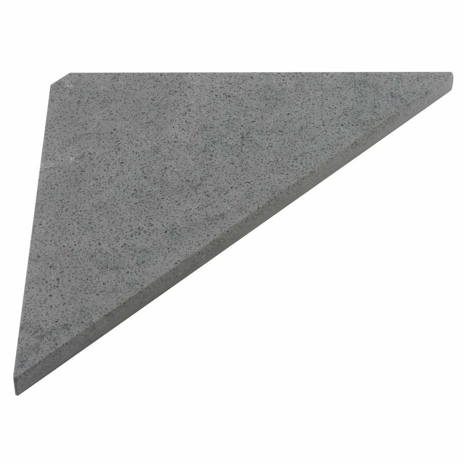 SAPHO AE200-4033 Abeline rohová polica rockstone 20 x 20 cm