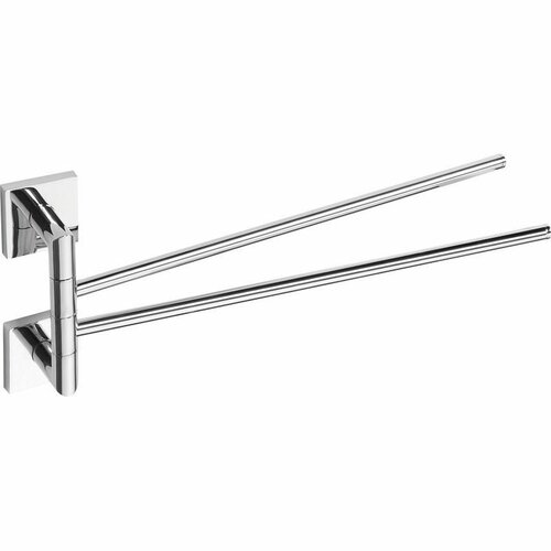 SAPHO XQ405 X-Square dvojitý držiak uterákov otočný 42 cm