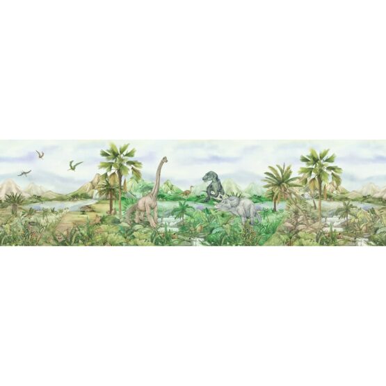 Samolepiaca bordúra Dino