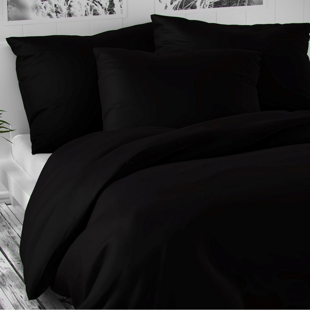 Kvalitex Saténové obliečky Luxury Collection čierna