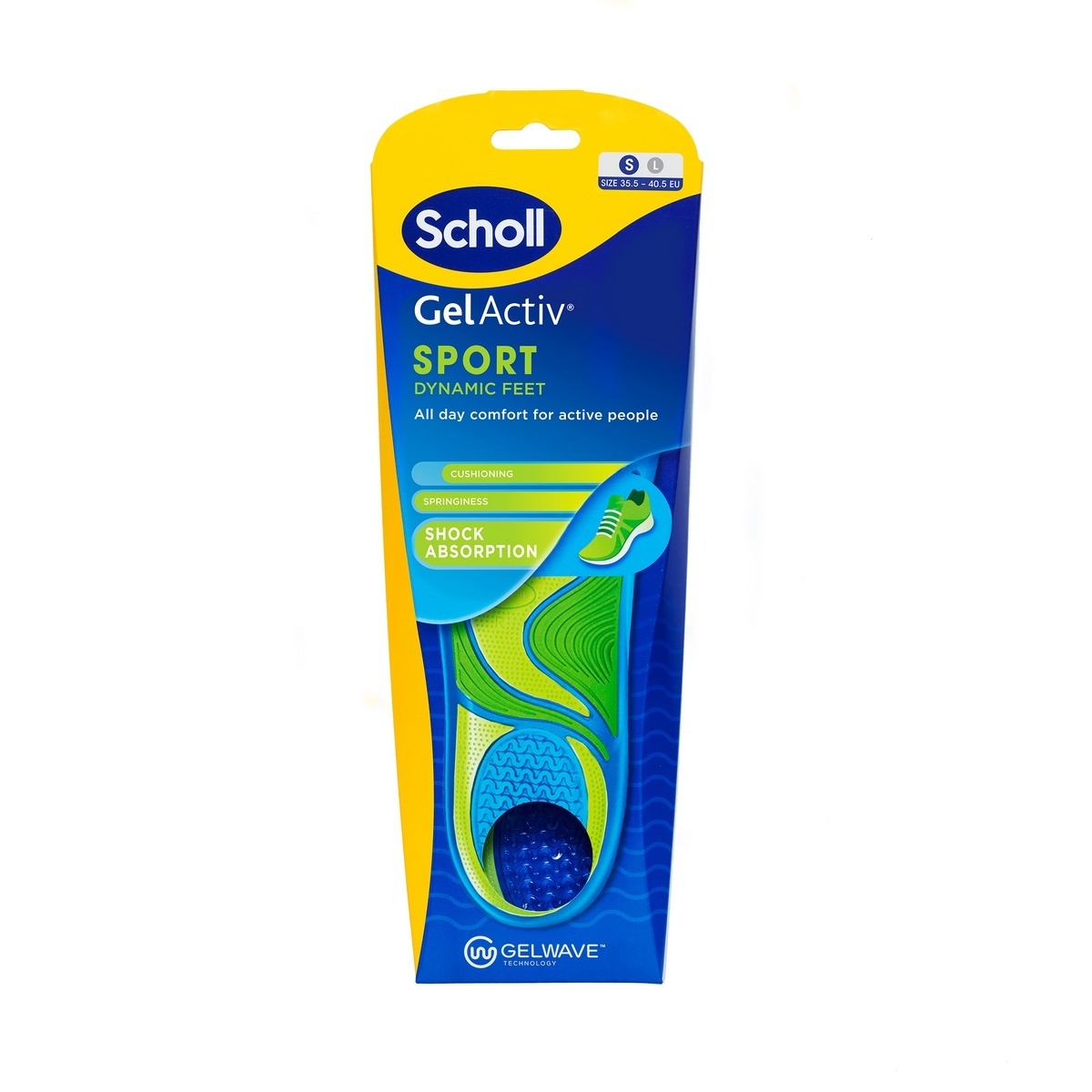 Scholl Pánske vložky do topánok na šport GelActiv