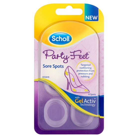 Scholl Vankúšiky na citlivé miesta chodidiel Party Feet