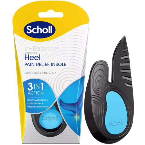 Scholl Vložky do topánok na zníženie bolesti päty In-Balance