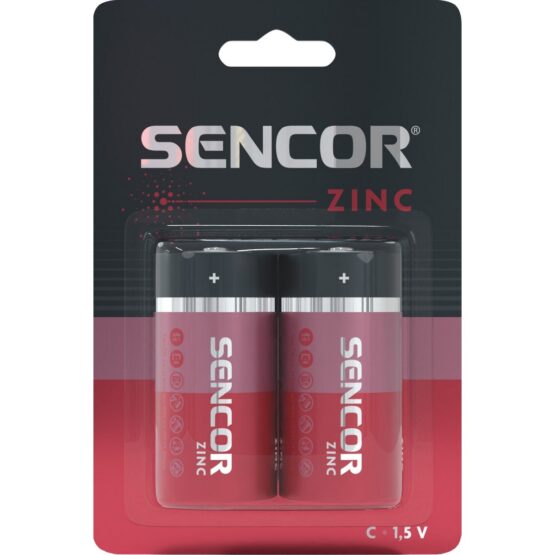 Sencor SBA R14 zinkouhlíková batéria C