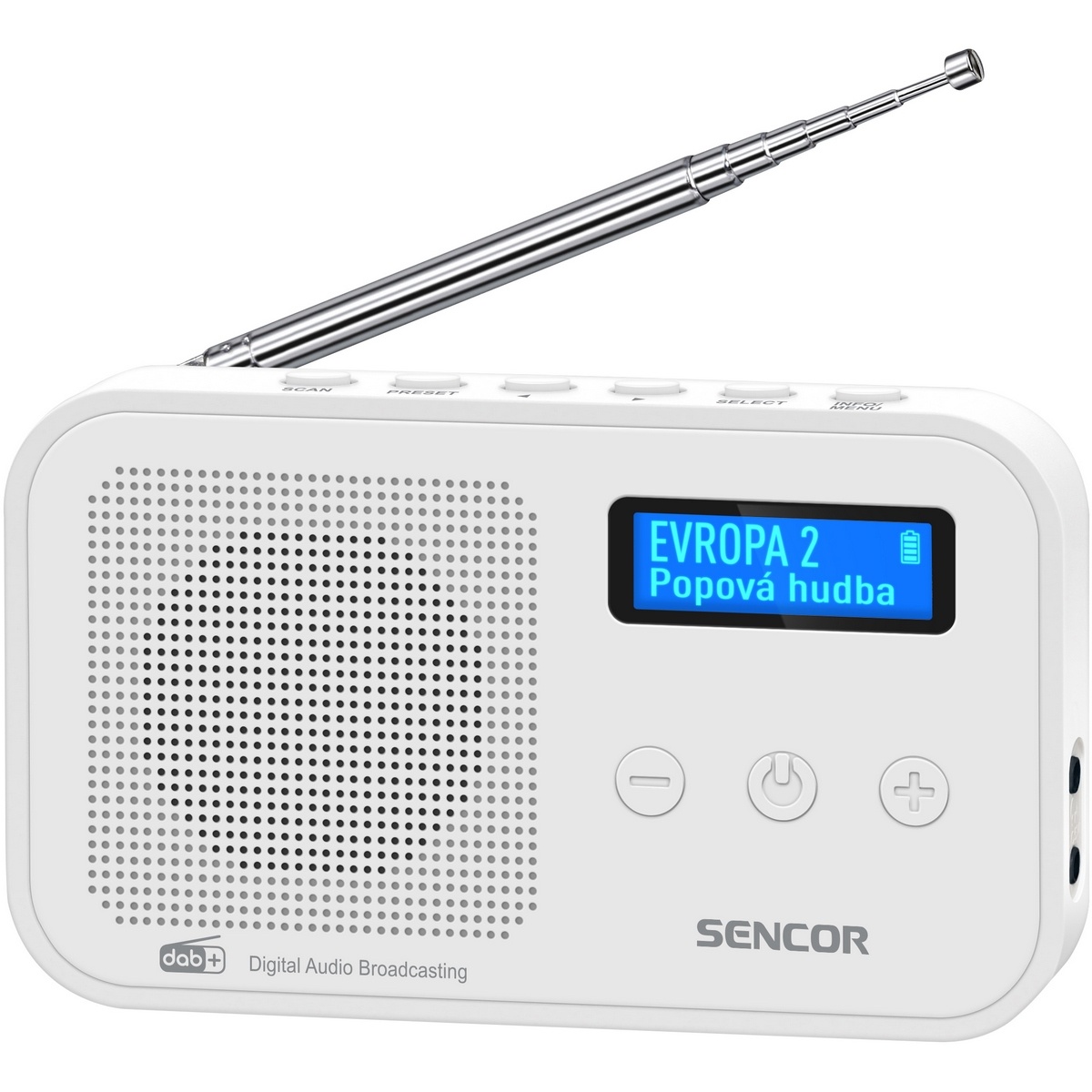 Sencor SRD 7200 W DAB+/FM digitálne rádio