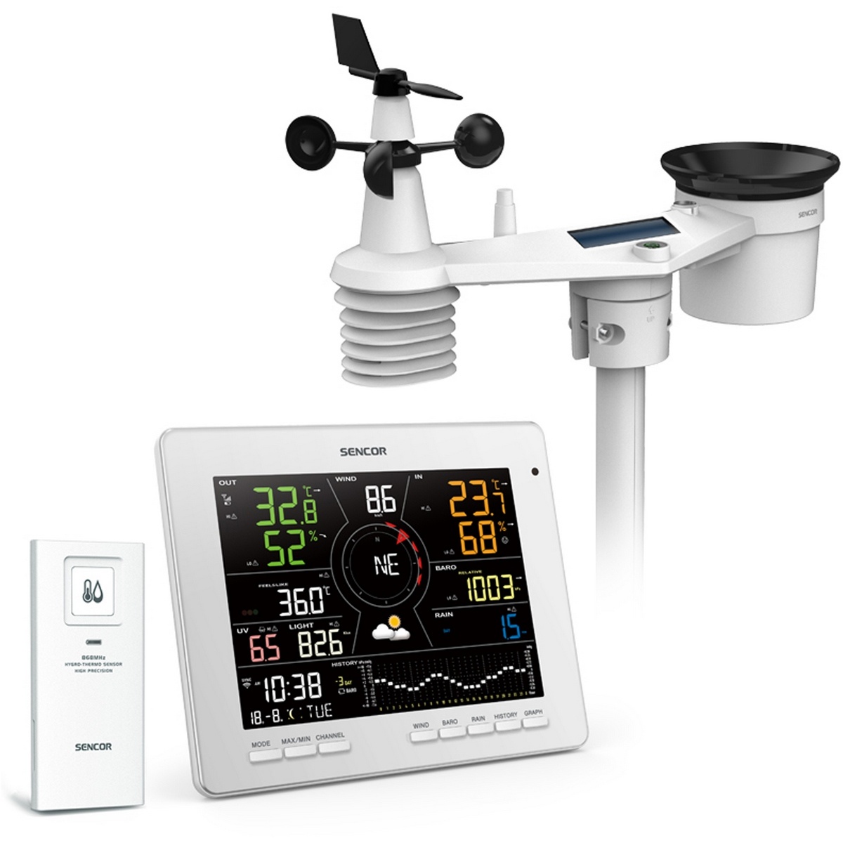 Sencor SWS 16600 WiFi smart home meteostanicaWiFi