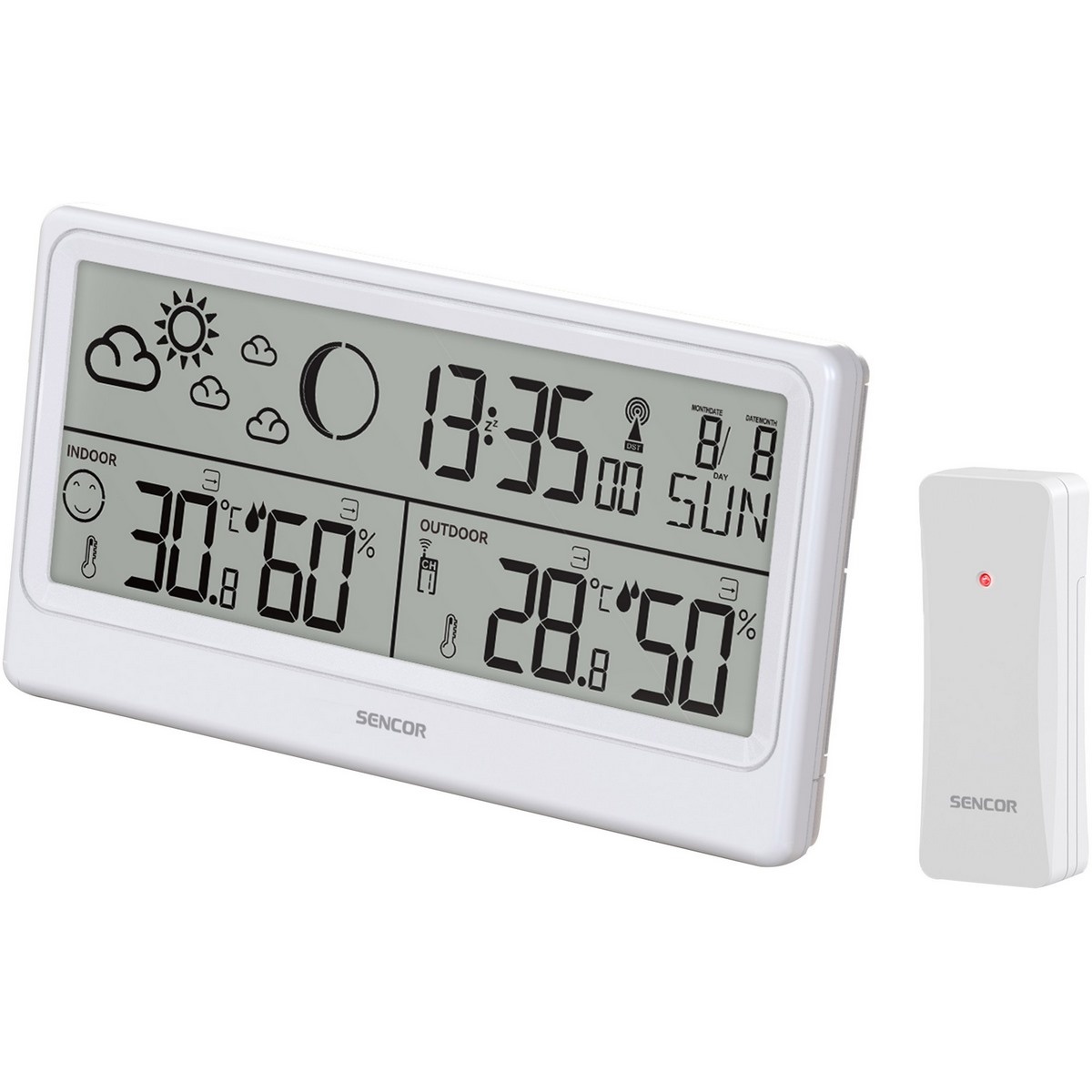 Sencor SWS 3600 meteostanica s bezdrôtovým snímačom