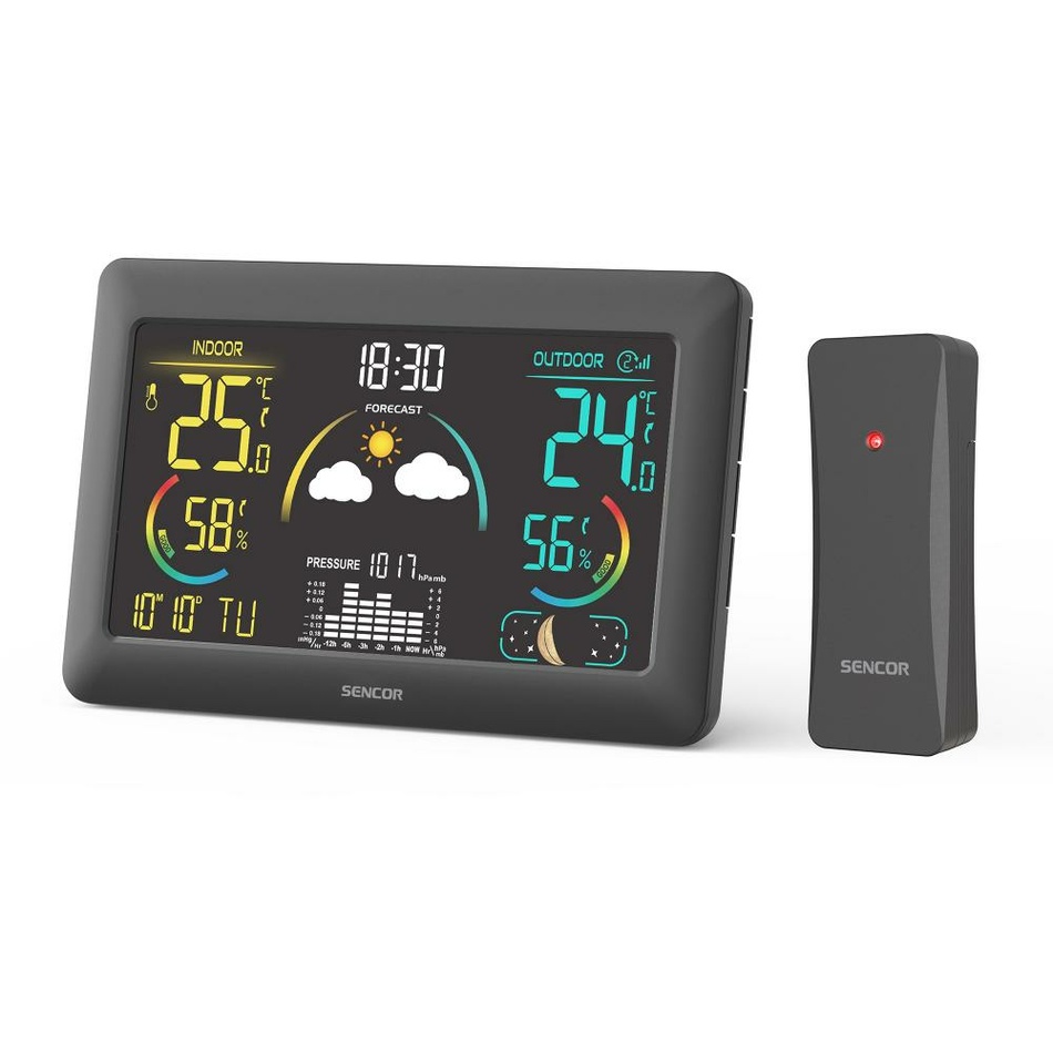 Sencor SWS 4900 meteostanica s bezdrôtovým snímačom