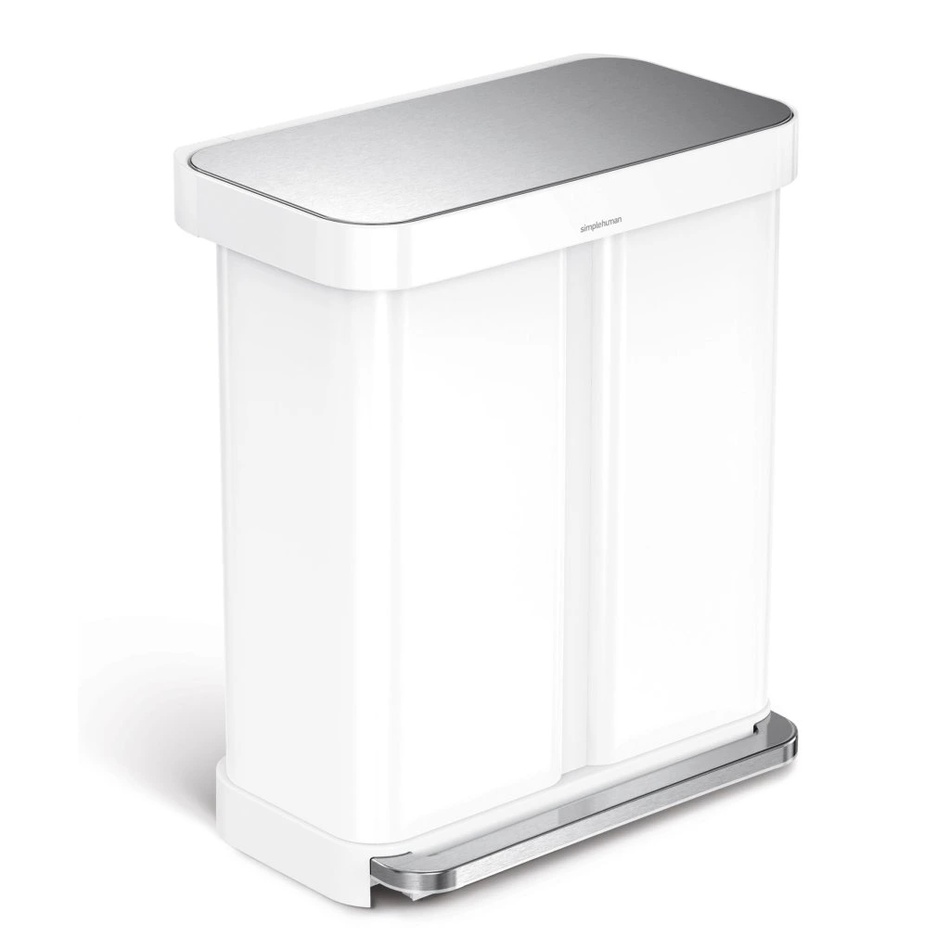 Simplehuman Pedálový odpadkový kôš na triedený odpad