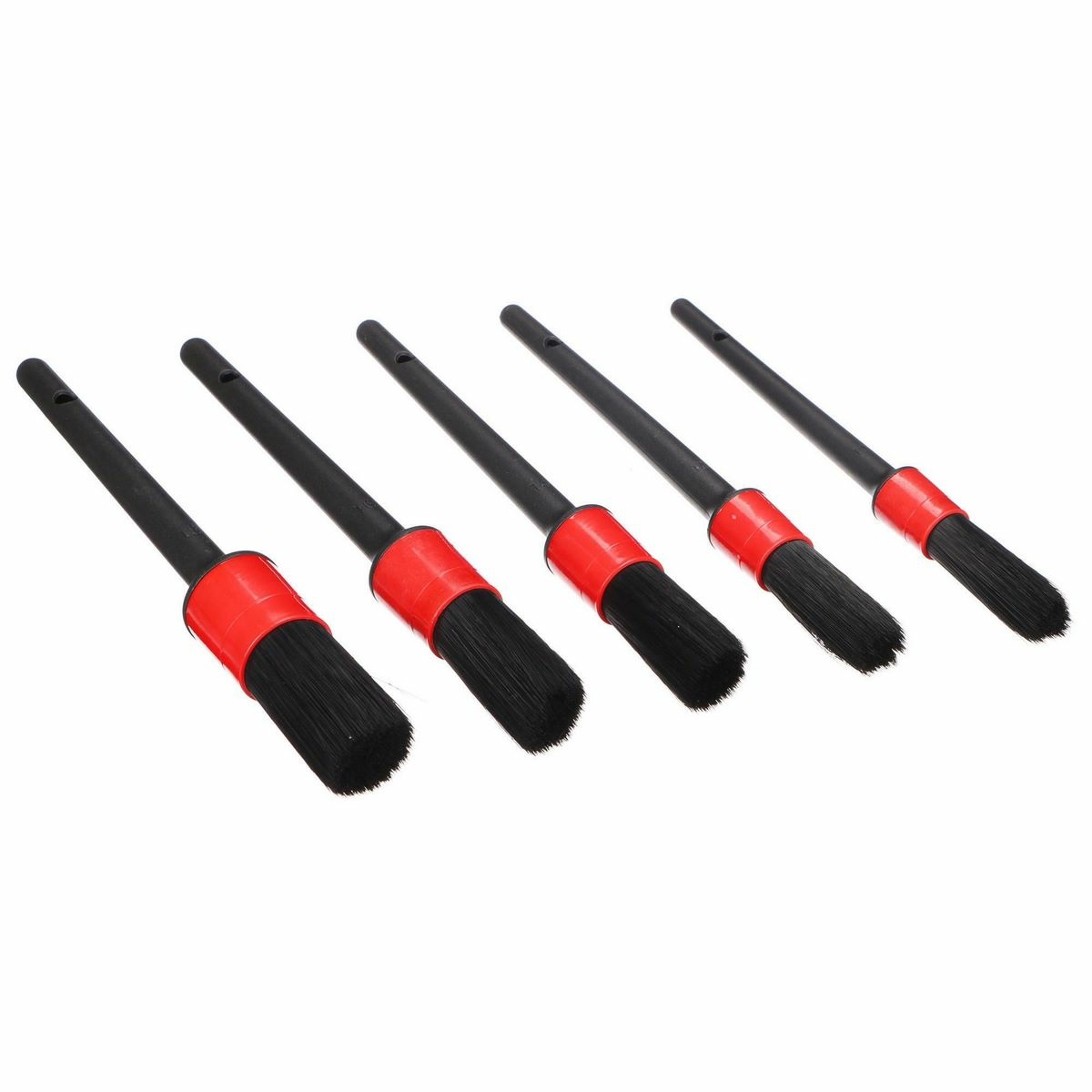 Sixtol Sada mäkkých precíznych štetcov na čistenie auta CAR DETAILING BRUSH 5 SOFT