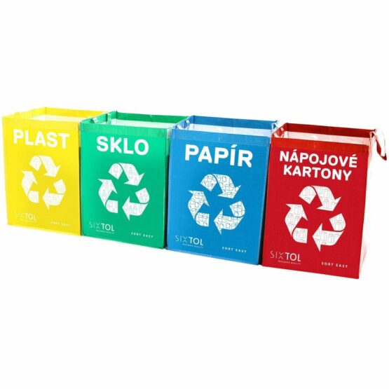Sixtol Tašky na triedenýodpad SORT EASY 4 CARTON