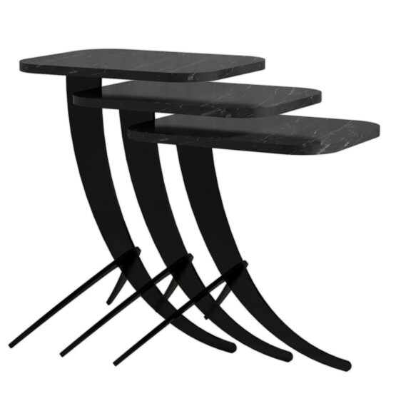 Skladací stôl Pion Black Marble