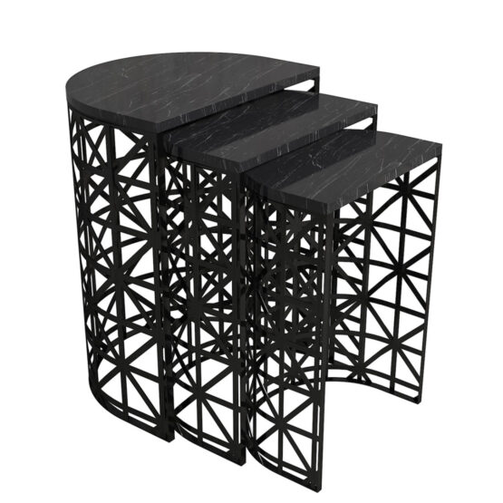 Skladací stôl Stil Black Marble