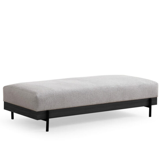 Stolička Eti Black Pouffe Grey