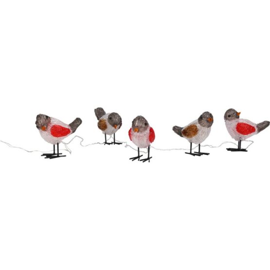 Svetelná vonkajšia dekorácia Birds 40 LED