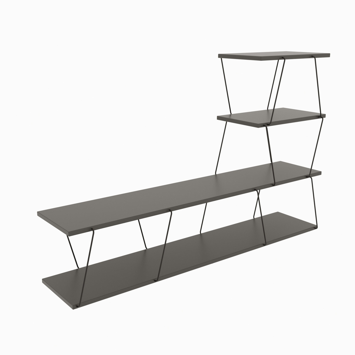 TV stolík Ilgaz Anthracite