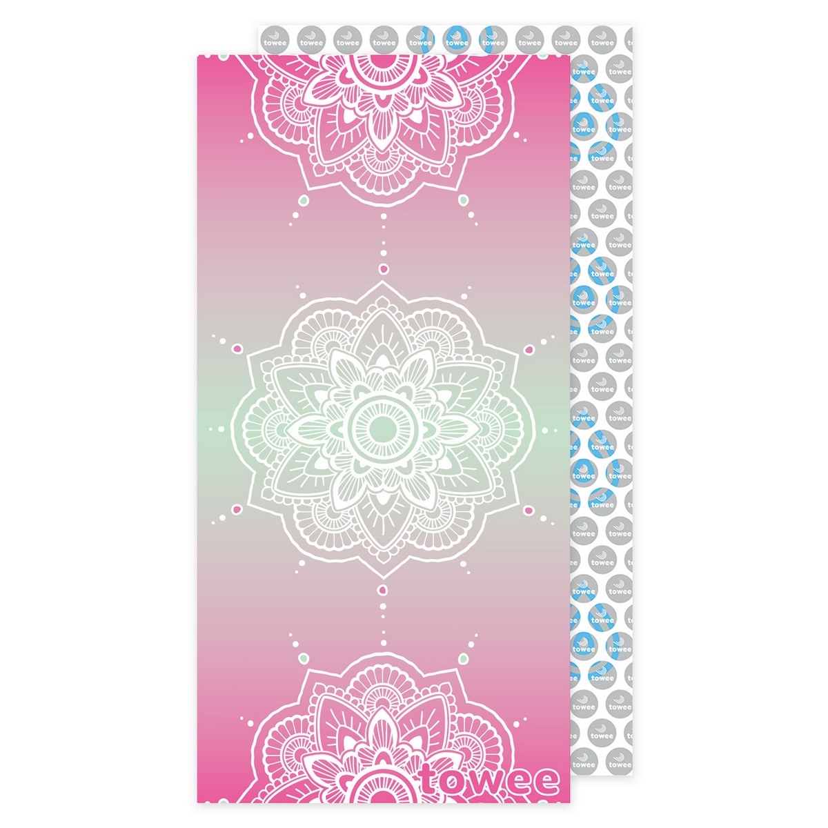 Towee Rýchloschnúca osuška MANDALA pink