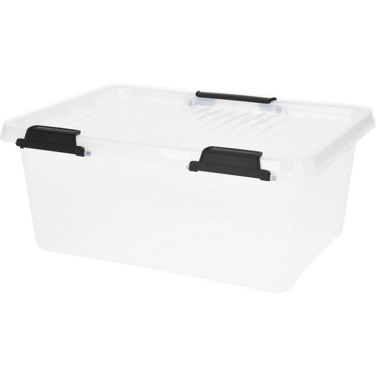 Úložný box na kolieskach Transparent