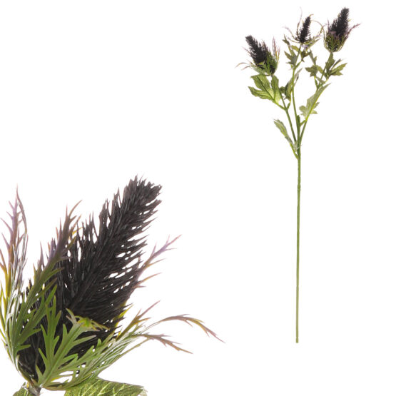 Umelá kvetina Eryngium fialová