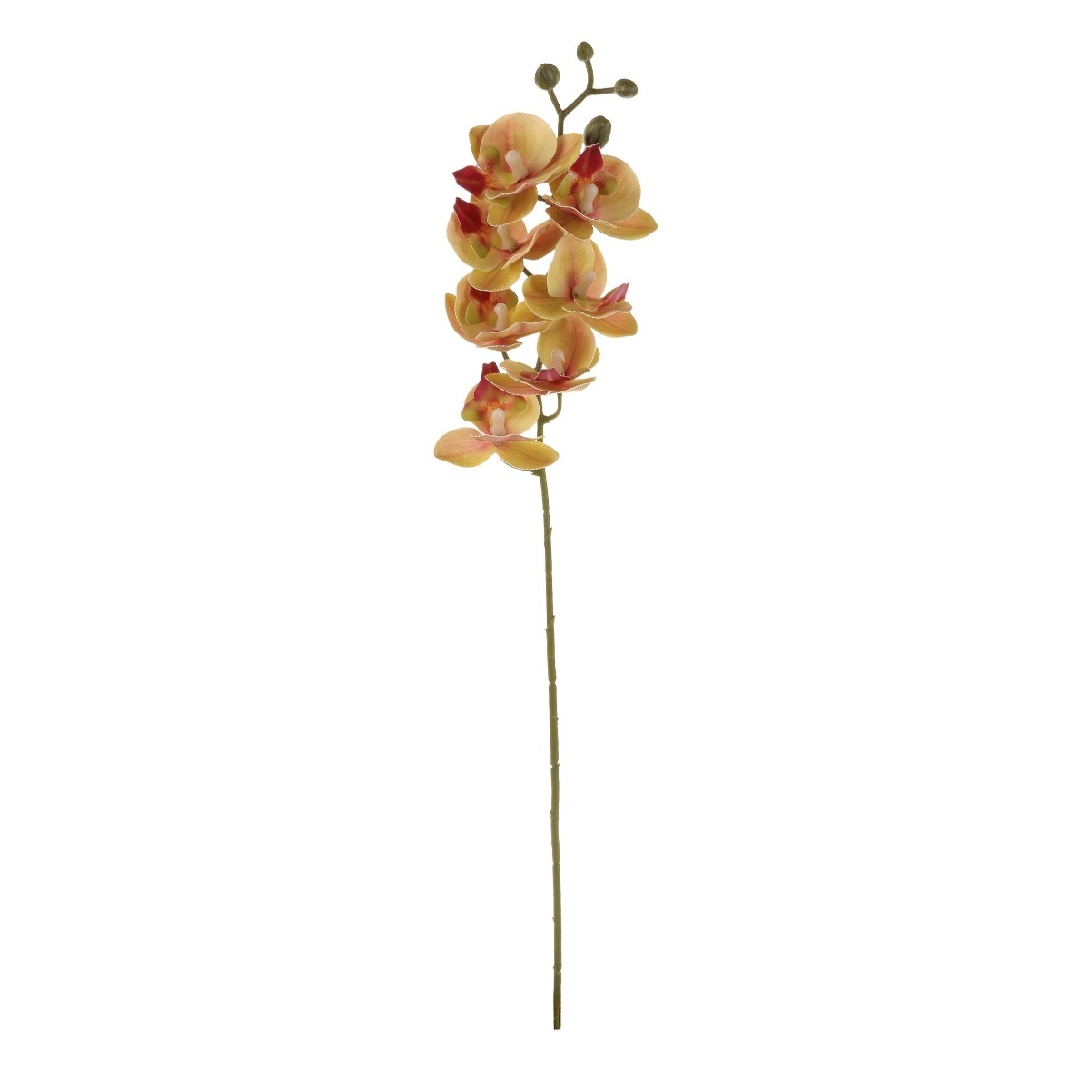 Umelá kvetina Orchidea tmavoružová