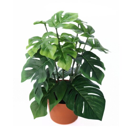 Umelá monstera v kvetináči