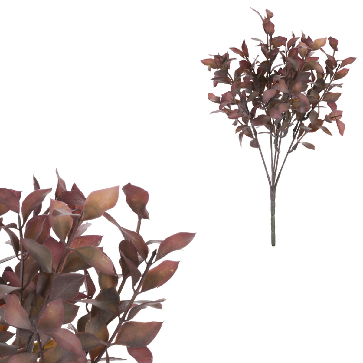 Umelý trs Buxus zeleno-fialová