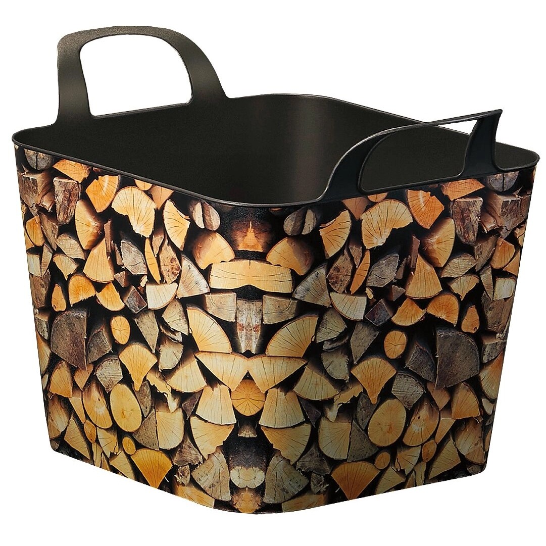 Univerzálny flexi kôš Wood 36 l