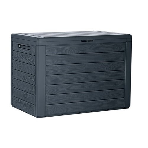 Záhradný úložný box Woodebox antracit