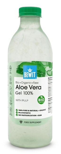 Bewit Aloe Vera gel s dužinou BIO RAW